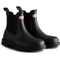 Hunter Boots - Women's Commando Chelsea Boot - Botas de agua size 39, negro
