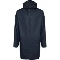 Rains - Chaquetas - Long Jacket W3 Navy - Talla XS - Azul marino