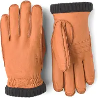 Hestra - Deerskin Primaloft Rib - Guantes size 11, naranja