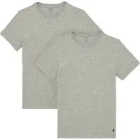 Ralph Lauren para hombre. 714835960003 Pack de 2 camisetas interiores clásicas gris (S), Homewear, Algodón, Manga corta, Polo Ralph Lau