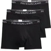 Ralph Lauren para hombre. 714835885002 3 bóxers de algodón elástico negro (XL), Homewear, Elastano, outlet 2026.