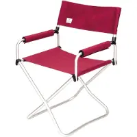 Snow Peak - Mesas y sillas de camping - Folding Chair Red de Aluminio - Rojo