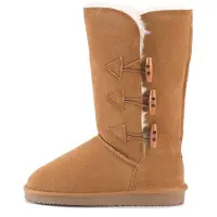 Gooce Botas de nieve 'Cornice' marrón castaño / blanco