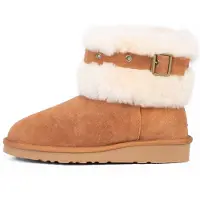 Gooce Botas de nieve 'Elly' marrón / blanco