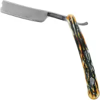 Rough Ryder Rasuradoras rectas Folding Cinnamon Stag