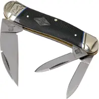 Rough Ryder Pocket knife Seahorse Whittler Black Micarta