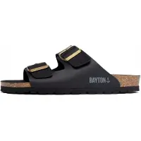 Bayton Zapatos abiertos 'Atlas' negro / blanco