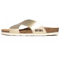 Bayton Zapatos abiertos 'Gomera' oro / negro