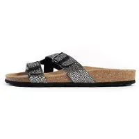 Bayton Zapatos abiertos 'Cleo' marrón / gris / negro