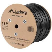 Lanberg Cable De Red Carrete Sólido Awg23 Cat6 305 M