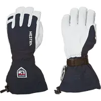 Hestra - Army Leather Heli Ski 5 Finger - Guantes size 9, azul