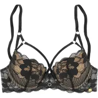Jette Sujetador capuchino / negro