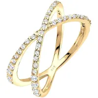 Elli Anillo oro / transparente
