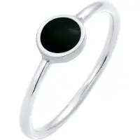 Elli Anillo negro / plata