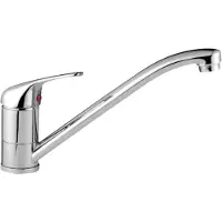 Ferrestock Fskfgc005: Grifo mezclador para lavabo, color plateado. Plateado, talla única
