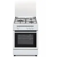 Vitrokitchen Cocina De Gas Natural Con Horno Cb5530bn 3 Fuegos