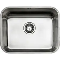 Teka BE 50.40 Plus 1C, Fregadero de encimera, Rectangular, Acero inoxidable, Acero inoxidable, 1 cuba, 500 x 400 mm