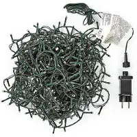 OEM Nedis AX8401040, Guirnalda de luces, Verde, Blanco, Navidad, 21 metros, Niño/niña, Moderno
