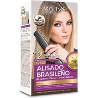 KATIVA Tratamiento Capilar Kit Alisado Brasileo Cabellos Rubios