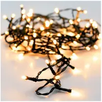 OEM Guirnalda multifuncional con 80 LEDs blancos cálidos, 220V, 13 metros, grado de protección IP44