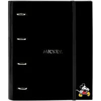 Safta Carpeta De Anillas A4 De 4 Anillas 100 Hojas Premium Mickey Mouse