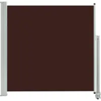 vidaXL Toldo lateral extensible, 160x300 cm, color marrón