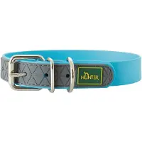 Hunter - Collar Convenience - Collares para perro size Halsumfang 23 - 31 cm - Breite 2,0 cm, turquoise