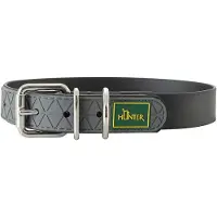 Hunter - Collar Convenience - Collares para perro size Halsumfang 42-50 cm - Breite 2,5 cm, negro