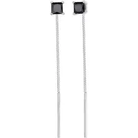 Elli Pendientes negro / plata