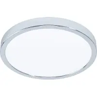 Eglo Fueva 5, LED, IP44, color cromado, blanco