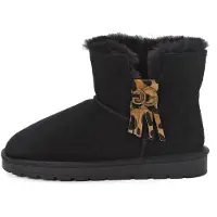 Gooce Botas de nieve 'Gloria' marrón claro / negro