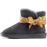 Gooce Botas de nieve 'Willow' curry / antracita / blanco