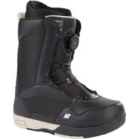 K2 Snowboard - Botas de snowboard niños - You+H Black de Lana - Talla Infantil 36 - Negro