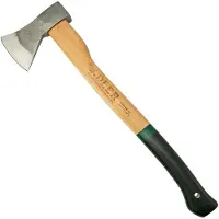 Adler hacha de canoa, verde-negro, hacha de trekking