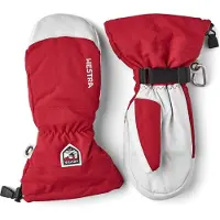 Hestra - Army Leather Heli Ski 5 Finger - Guantes size 9, rojo