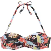 s.Oliver Top de bikini mezcla de colores / negro