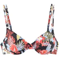 s.Oliver Top de bikini mezcla de colores / negro