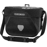 Ortlieb - Ultimate High-Vis - Bolsa de manillar size 6,5 l, negro