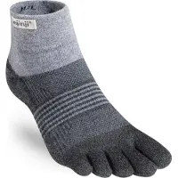 Injinji - Women's Trail Midweight Mini Crew - Calcetines de trekking size 40,5-44,5, gris