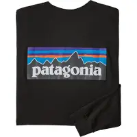 Patagonia Camiseta manga larga M'S L/S P-6 LOGO RESPONSIBILI-TEE hombre - Negro - EU XS
