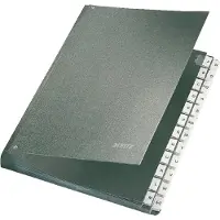 Leitz carpeta clasificadora con 24 compartimentos alfabeto internacional AZ (A4)