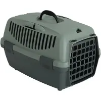 Arquivet Transportín GULLIVER, fabricado con plástico reciclado, color gris, marca Zolux