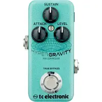 Tc Electronic HyperGravity Mini Compress: pedal de efectos para guitarra
