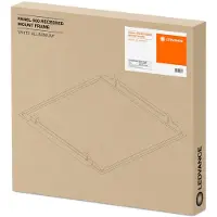 Ledvance Marco de montaje para luminarias PL600, dimensiones 60x60, para instalación empotrada en techos de paneles de yeso