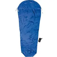 Cocoon - MummyLiner Silk - Saco de dormir de viaje size 210 x 90/56 cm, azul