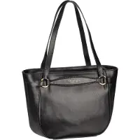 The bridge Bettina Bolsa de compras Piel natural 30 cm negro