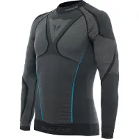 Dainese Funcional Dry LS Camiseta Negro/Azul M hombres