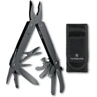 Victorinox Multiherramienta SwissTool MXBS One-Hand, negro