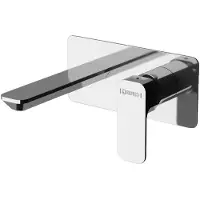 Hak Grifo de lavabo empotrado Sapho SPY, acabado cromado