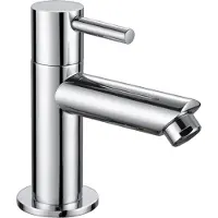 Aloni Grifo de agua fría cromado para lavabo